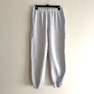 MATE the Label Fleece Relaxed Pocket Sweatpant in Oyster - Women's Size Medium